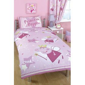 Peppa Pig Princess Peppa Stars Duvet Cover Bedding Set