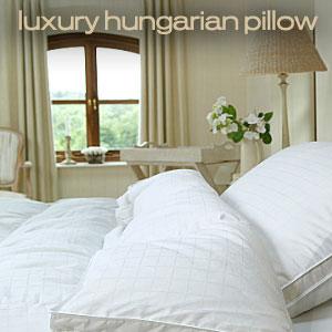 Hungarian goose down pillows