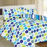 Blue circle duvet cover