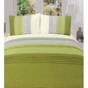 Green soft touch duvet cover