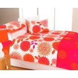 Bright orange duvet cover