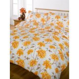 Sumi orange soft touch duvet cover sets