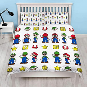 Super Mario Reversible Duvet Cover