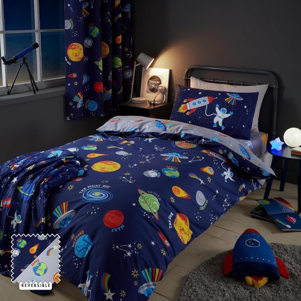 Catherine Lansfield Lost in Space Duvet Cover Set